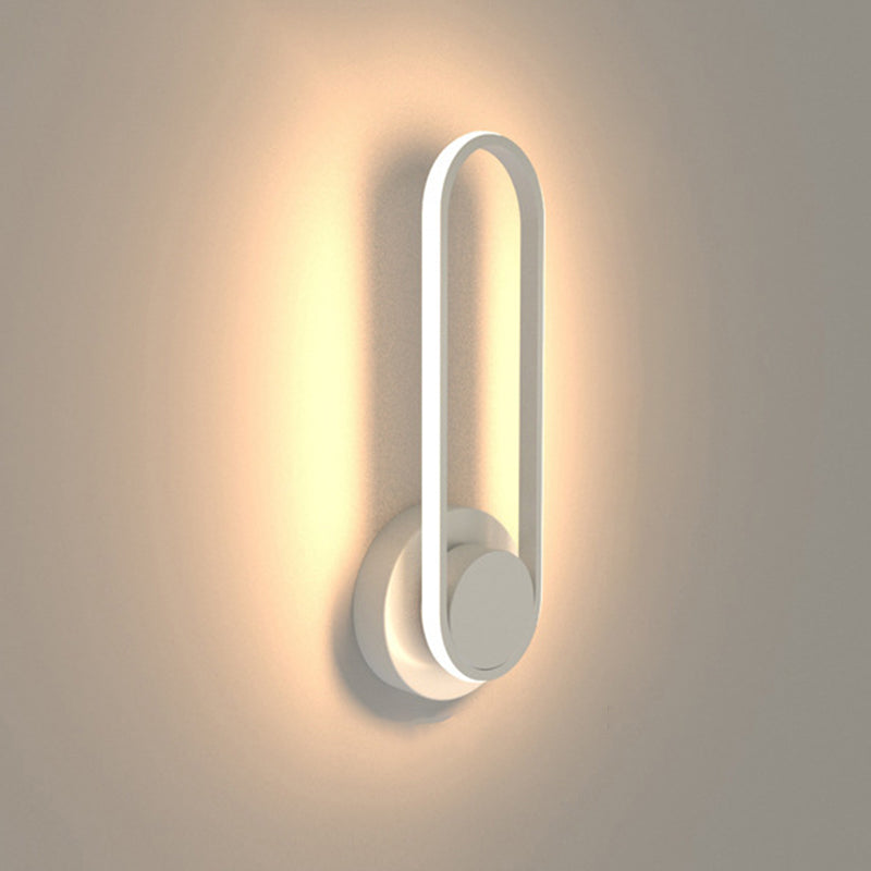 Rotatable 1 leichte ovale Wandleuchten moderner minimalistischer Metallleuchten