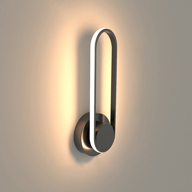 Rotatable 1 leichte ovale Wandleuchten moderner minimalistischer Metallleuchten