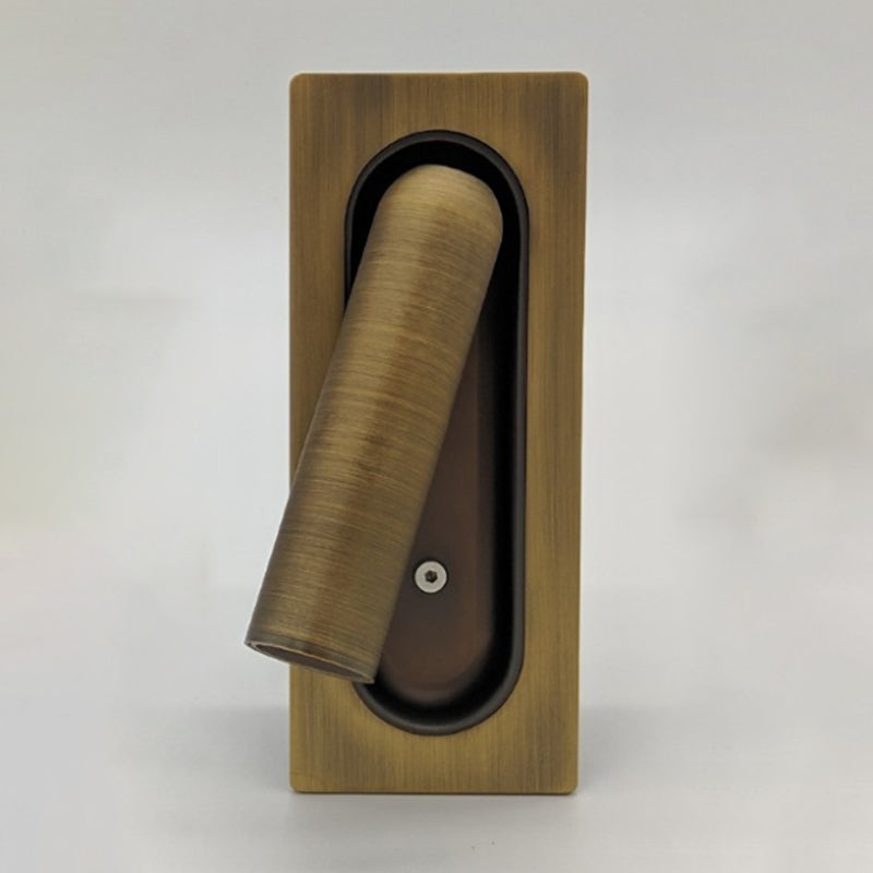 Minimalism Embedded LED Wall Light Modern Style Metal Bedside Reading Lamp for Bedroom