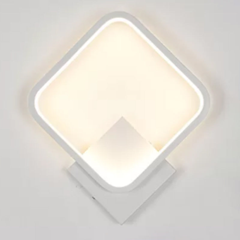 Moderne minimalistische stijl wand gemonteerd verlichtingsarmatuur metaal 1 lichte wandwanden voor slaapkamer