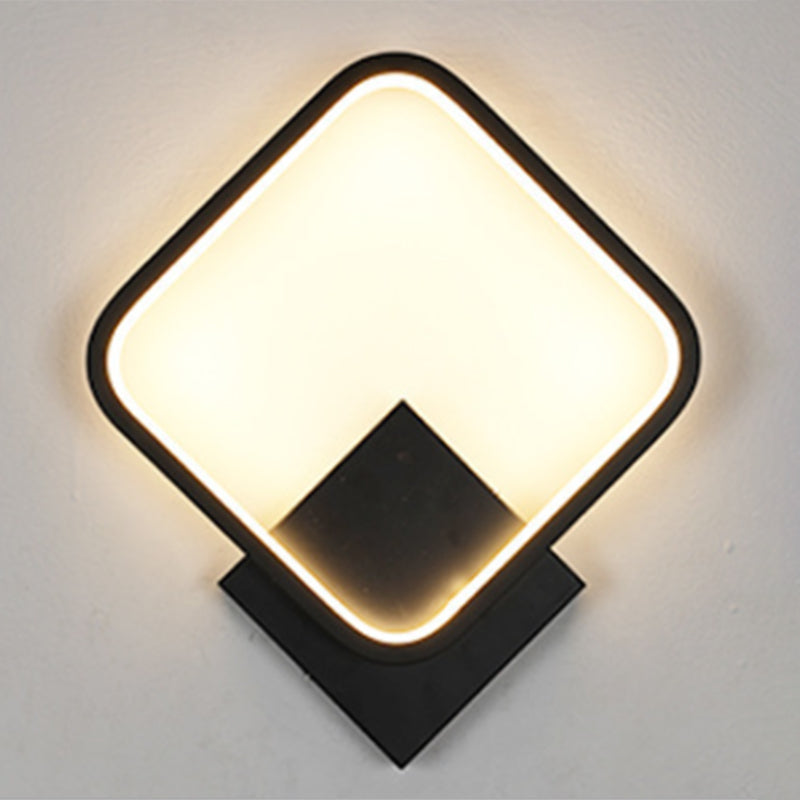 Moderne minimalistische stijl wand gemonteerd verlichtingsarmatuur metaal 1 lichte wandwanden voor slaapkamer