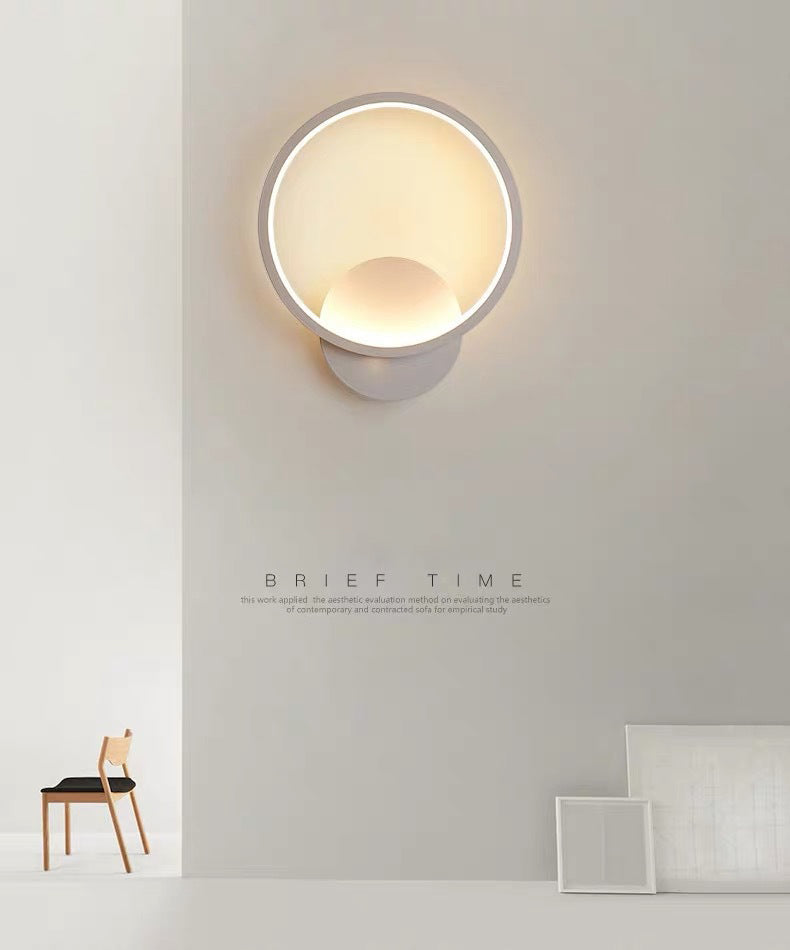 Moderne minimalistische stijl wand gemonteerd verlichtingsarmatuur metaal 1 lichte wandwanden voor slaapkamer