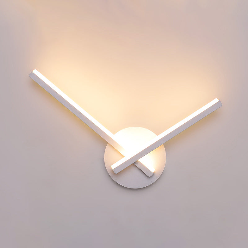 Lampade a sconde lineari in stile minimalista moderno lampade a parete in metallo