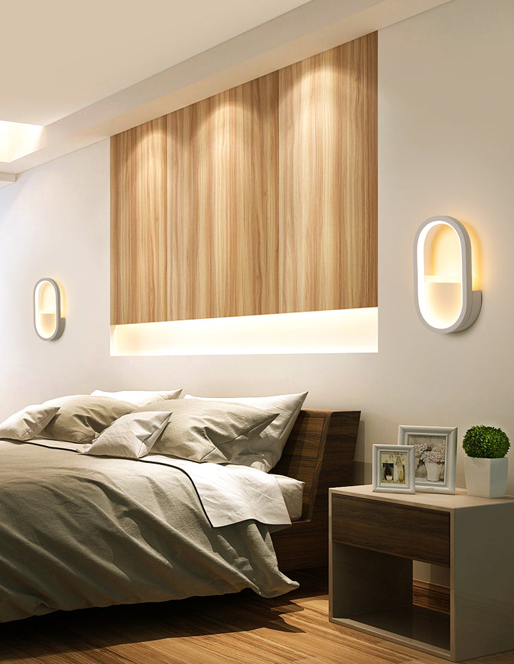 Lampade a sconde lineari in stile minimalista moderno lampade a parete in metallo