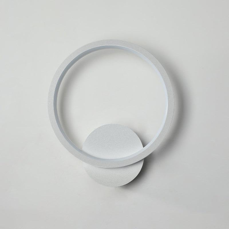 Style minimaliste moderne linéaire applications murales lesmpes murales en métal