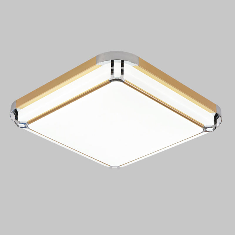 Plafonnier LED en aluminium de style moderne, plafonnier de salon avec 1 lumière