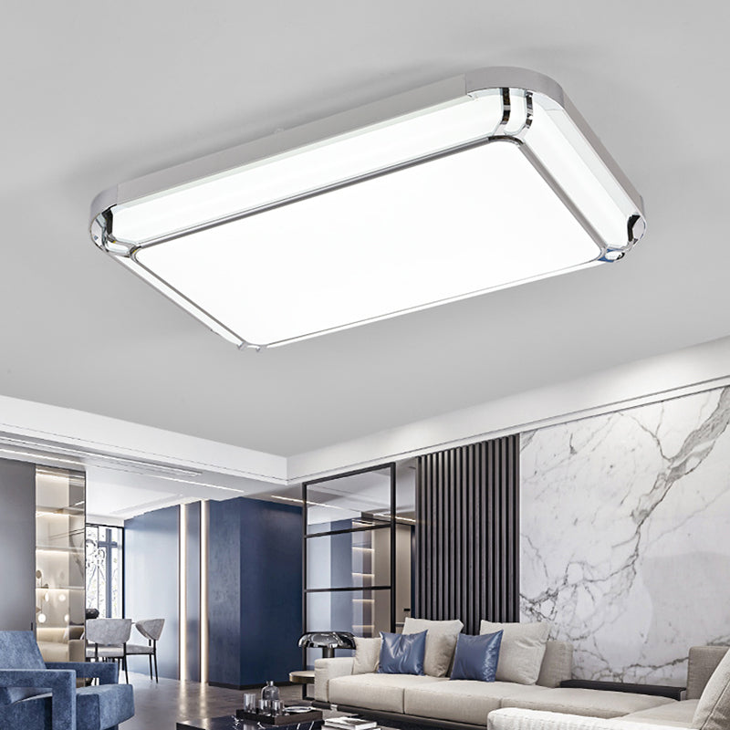 Plafonnier LED en aluminium de style moderne, plafonnier de salon avec 1 lumière