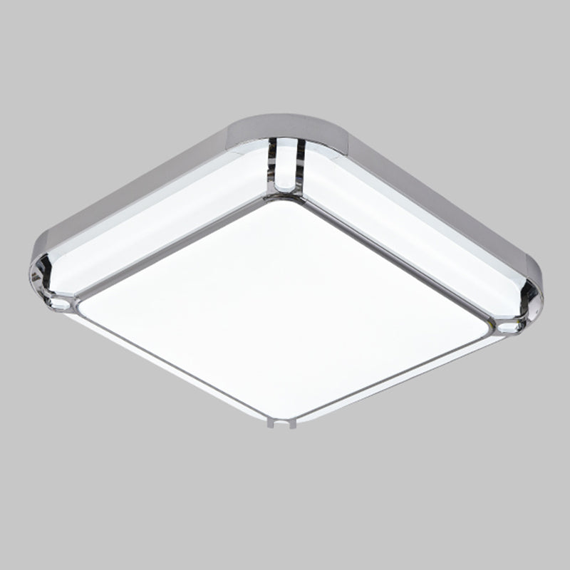Plafonnier LED en aluminium de style moderne, plafonnier de salon avec 1 lumière