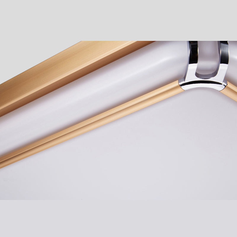 Plafonnier LED en aluminium de style moderne, plafonnier de salon avec 1 lumière