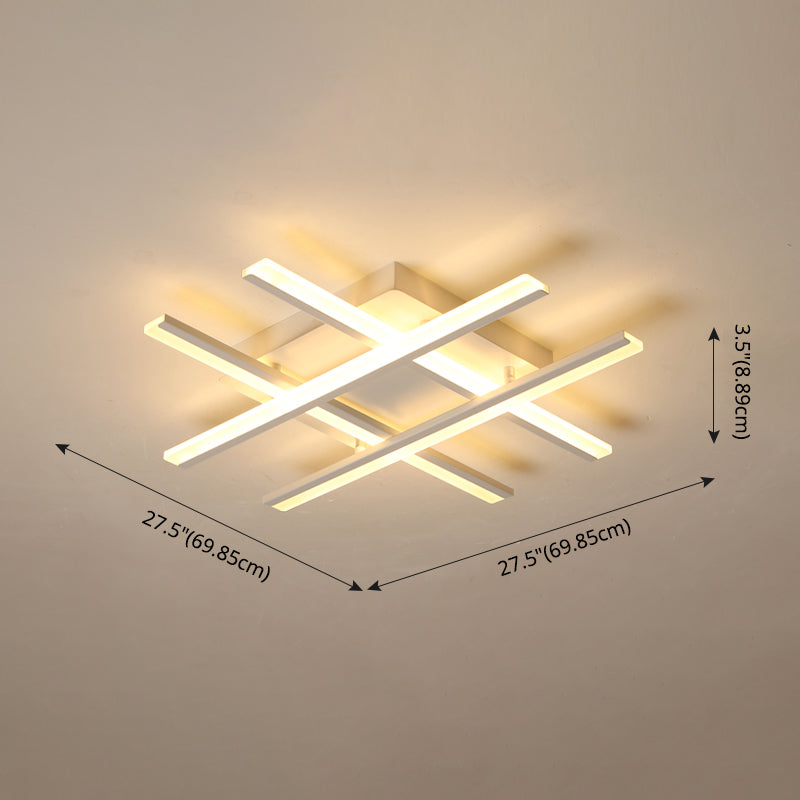 Sputnik LED Flush Mount Ceiling Light New Modern Acrylic Ceiling Mount Light Fixture