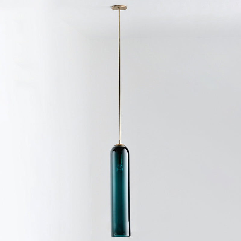 Répandiment de la lampe à pension de pendentif tubulaire minimaliste.