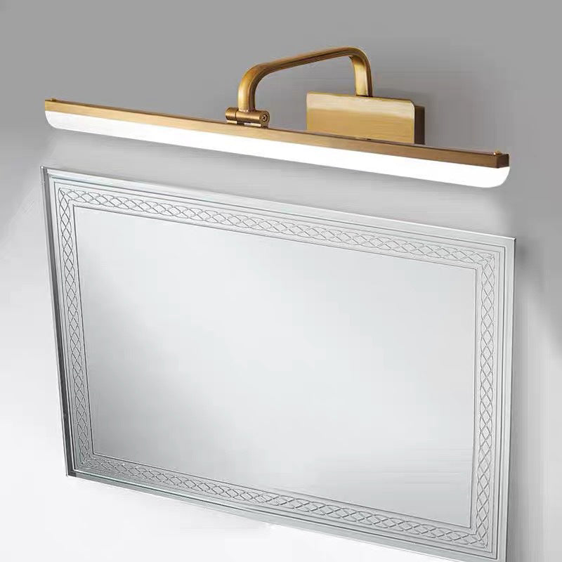 Modern Minimalist Style Linear Vanity Wall Light Fixtures Metal Vanity Lamp for Toilet