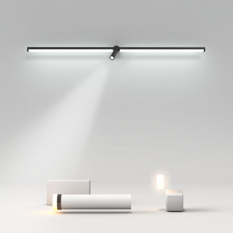 Moderne minimalistische stijl lineaire ijdelheid muur verlichting armaturen metaal 2 lichten ijdelheid lamp voor woonkamer
