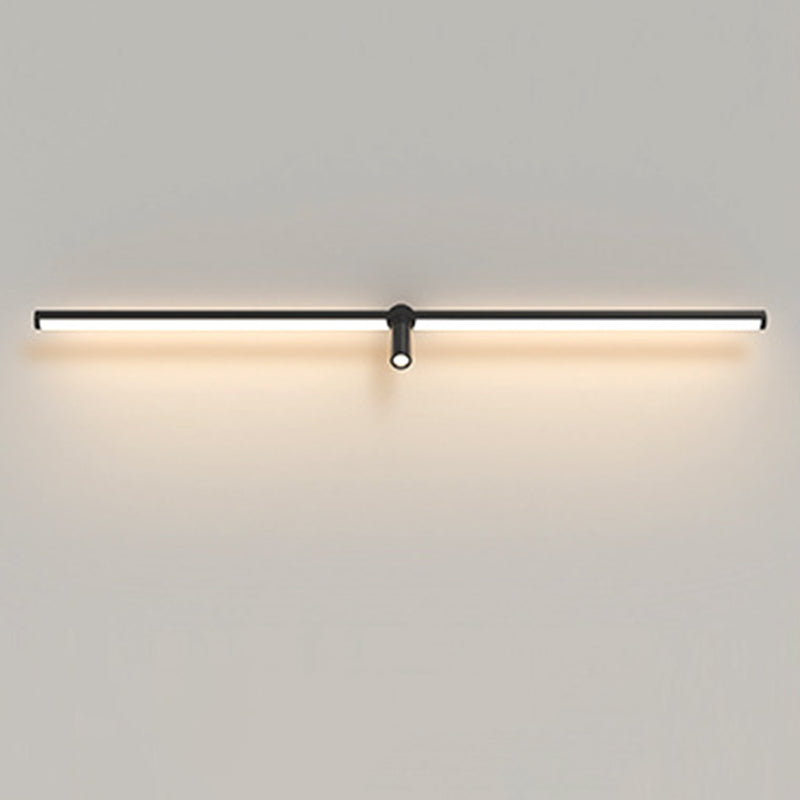 Moderne minimalistische stijl lineaire ijdelheid muur verlichting armaturen metaal 2 lichten ijdelheid lamp voor woonkamer
