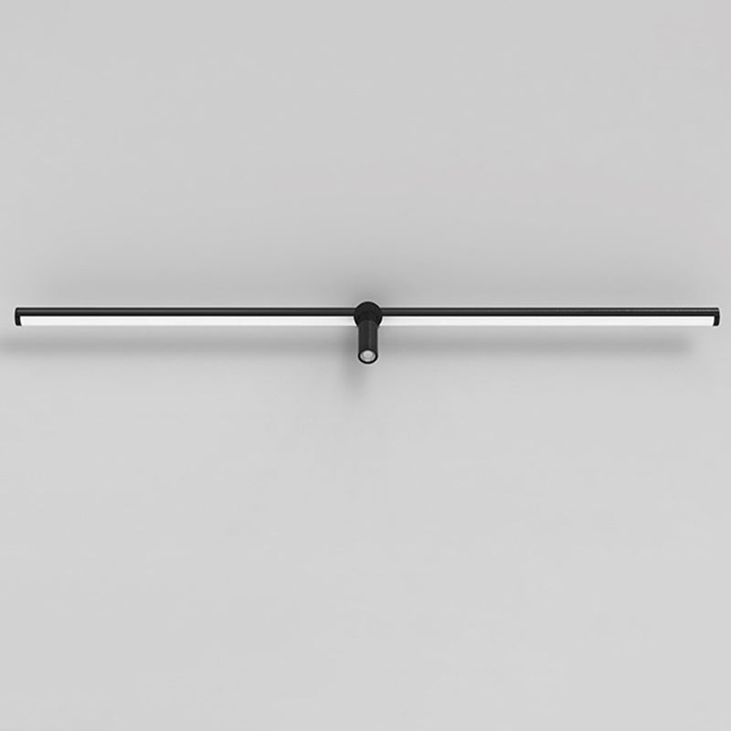 Moderne minimalistische stijl lineaire ijdelheid muur verlichting armaturen metaal 2 lichten ijdelheid lamp voor woonkamer