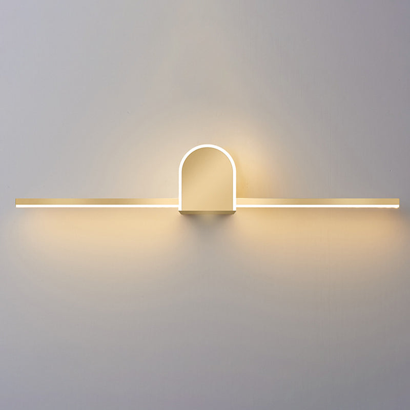 Moderne minimalistische stijl lineaire ijdelheid SCONCE Lights Metal Bar Light voor toilet