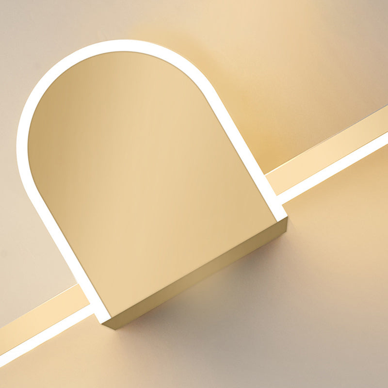 Moderne minimalistische stijl lineaire ijdelheid SCONCE Lights Metal Bar Light voor toilet