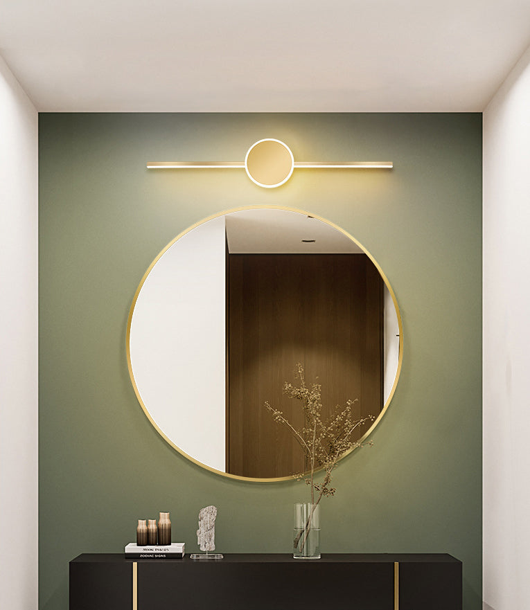 Moderne minimalistische stijl lineaire ijdelheid SCONCE Lights Metal Bar Light voor toilet
