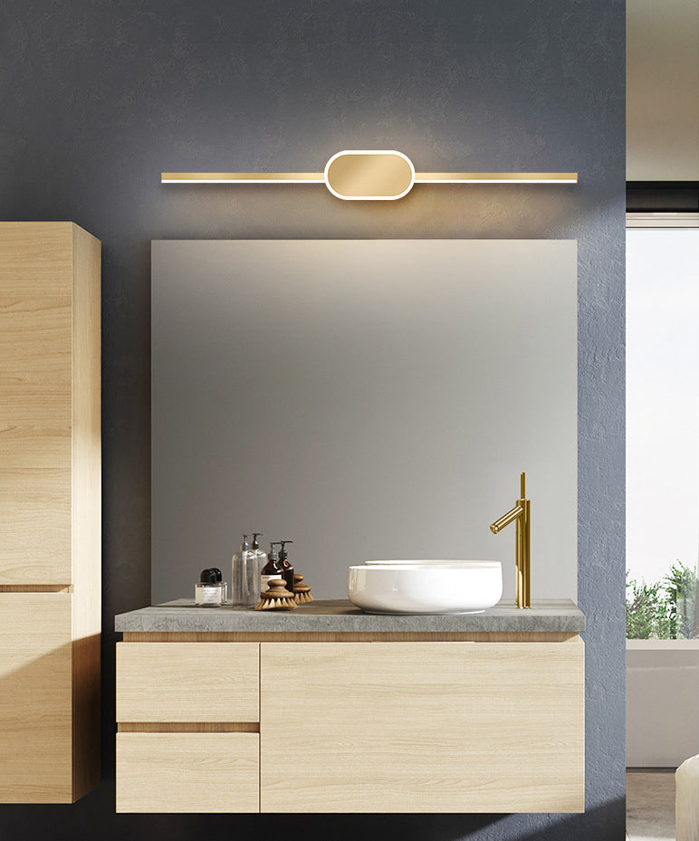 Moderne minimalistische stijl lineaire ijdelheid SCONCE Lights Metal Bar Light voor toilet