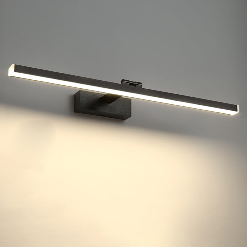 Modern Minimalist Style Linear Wall Mounted Vanity Lights Metal Vanity Sconce for Toilet