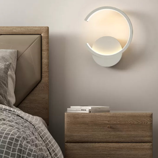 Modern Minimalist style Linear Sconce Light Fixtures Metal Wall Lighting for Bedroom