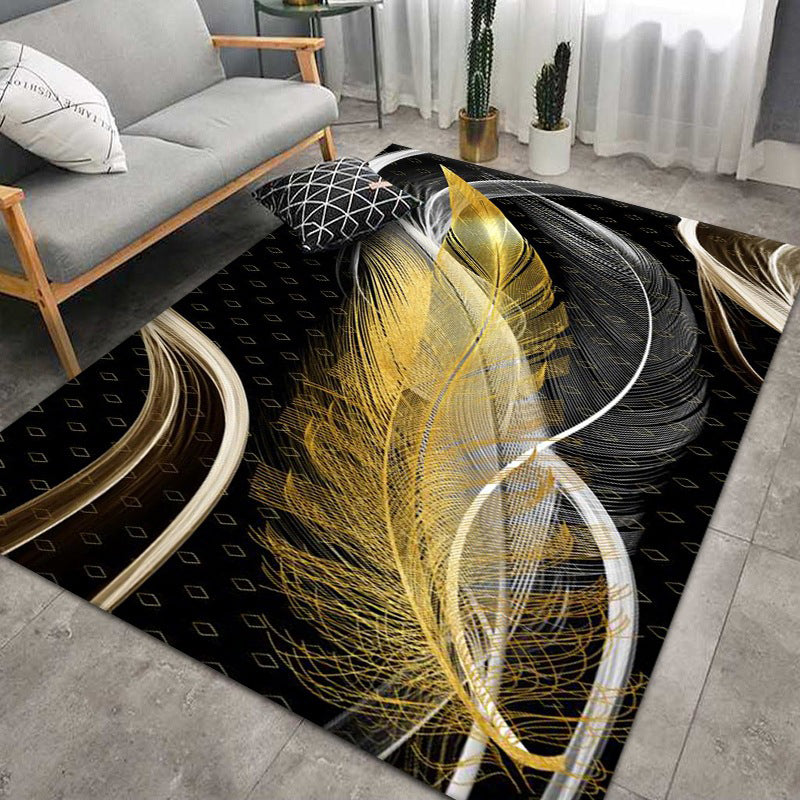 Esthetisch verenpatroon vloerkleed modern meerkleurig trendy gebied tapijt polyester wasbaar tapijt voor huisdecoratie
