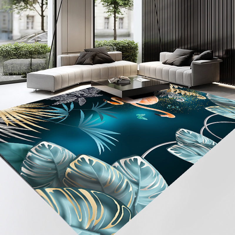 Gorgeous Animal Pattern Area Rug Modern Stylish Polyester Indoor Carpet Anti-Slip Backing Carpet for Home Decoration