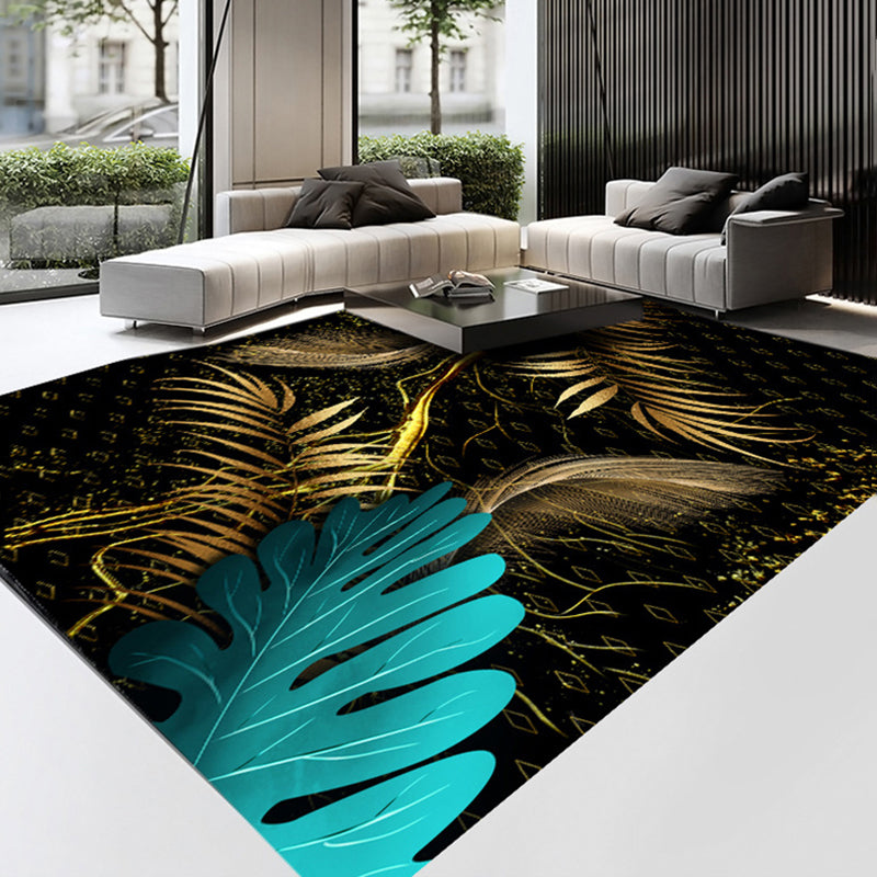 Gorgeous Animal Pattern Area Rug Modern Stylish Polyester Indoor Carpet Anti-Slip Backing Carpet for Home Decoration