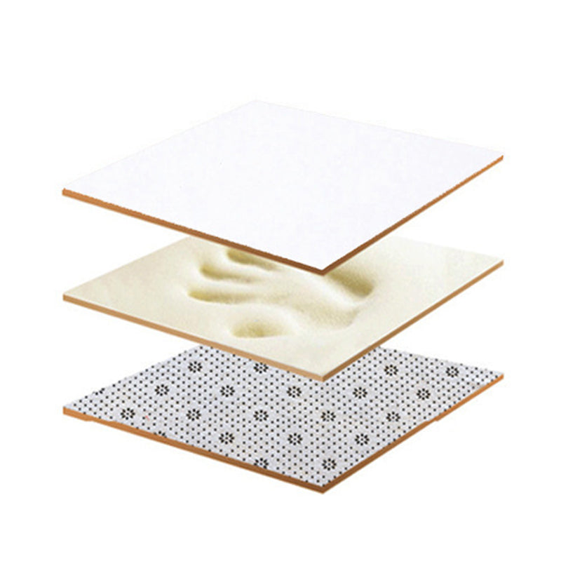 Round Green Tone Tropical Indoor Rug Polyester Leaves Print Rug Non-Slip Backing Indoor Rug for Living Room