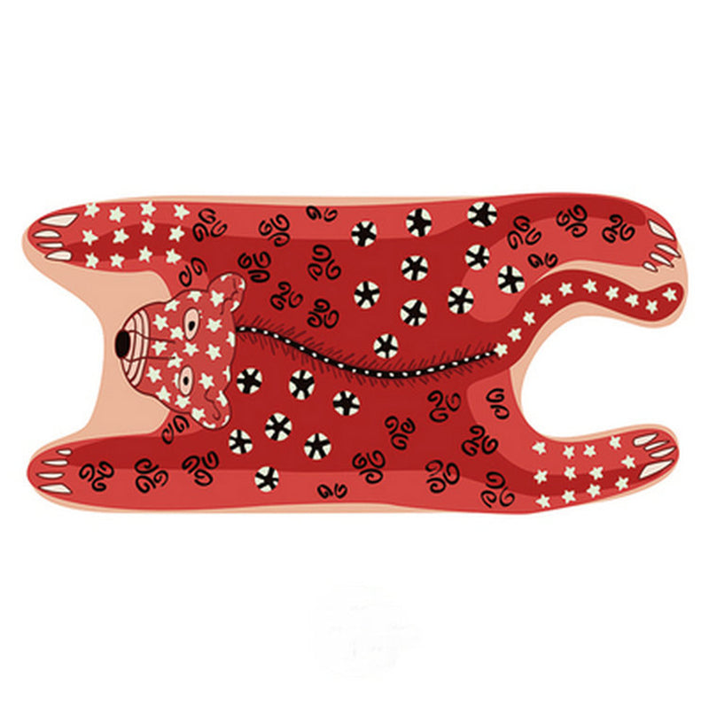 Lovely Animal Design Rug Creative Modern Indoor Carpet Polyester Non-Slip Backing Rug for Home Decor