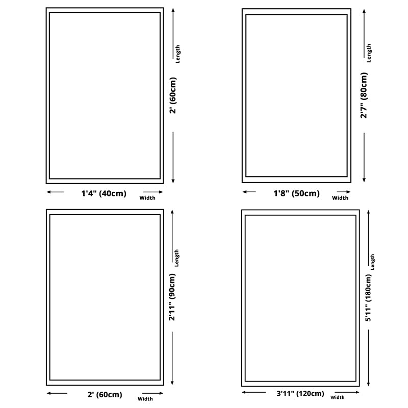 Green Tone Plant Print Rug Polyester Modern Anti-Slip Backing Indoor Rug for Living Room