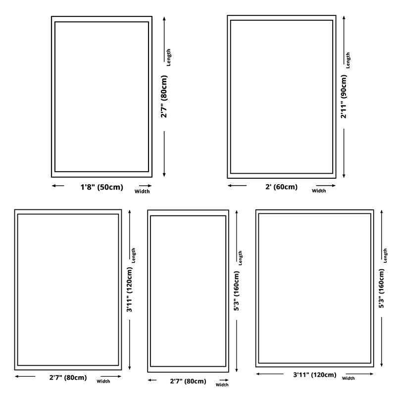 Multi-Color Nordic Area Rug Casual Animal and Plant Pattern Carpet Friendly Washable Rug for Bedroom