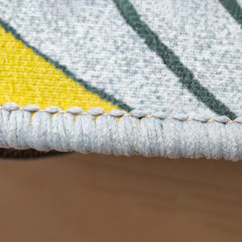 Abstrakter Malerei Teppich Polyester Indoor Teppich waschbarer Teppich für Wohnzimmer, Büro