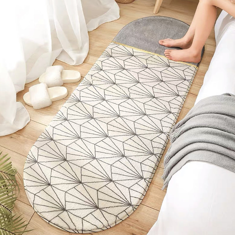 Multi-Color Geometry Indoor Carpet Nordic Simplicity Area Carpet Soft Non-Slip Backing Rug for Bedroom