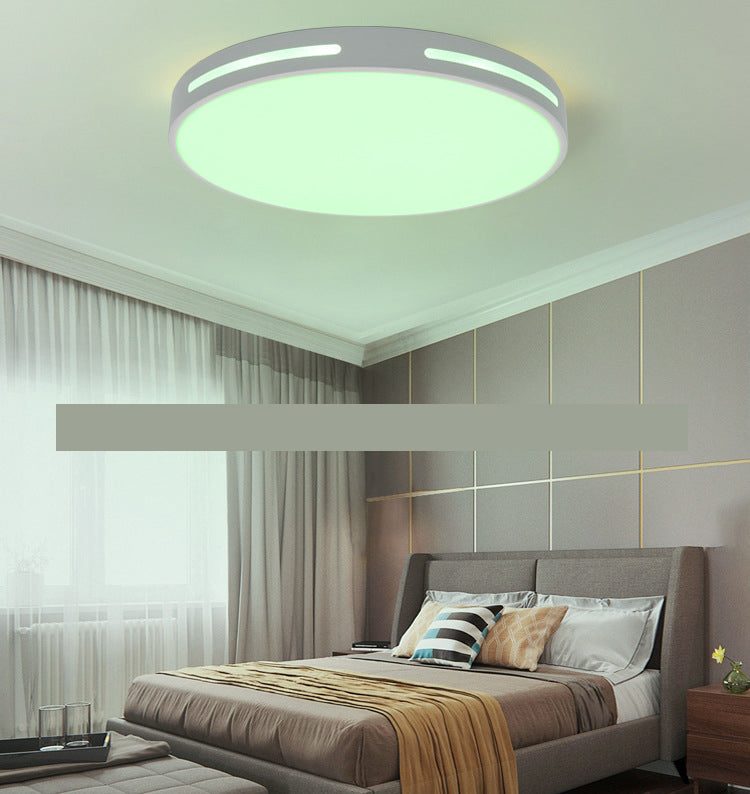 Acrylic Round RGBW Ceiling Light Nordic White Smart LED Flush Mounted Fixture for Bedroom