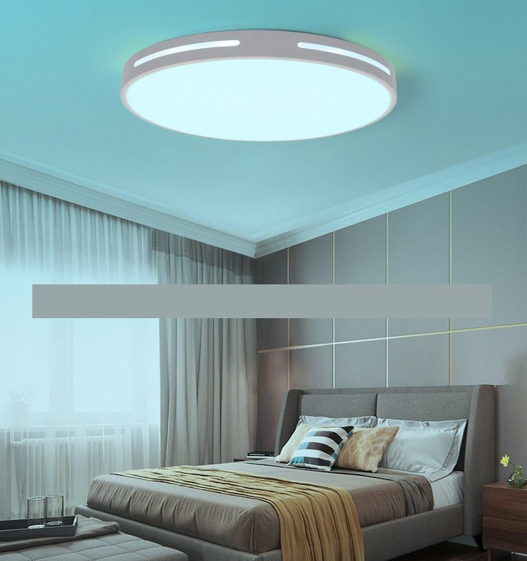 Acrylic Round RGBW Ceiling Light Nordic White Smart LED Flush Mounted Fixture for Bedroom