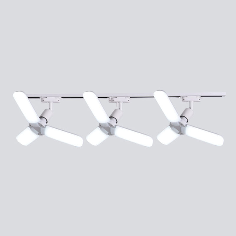 Wrought Iron Track Lighting New Modern Linear Ceiling Mounted Lamp with 3 Spotlights