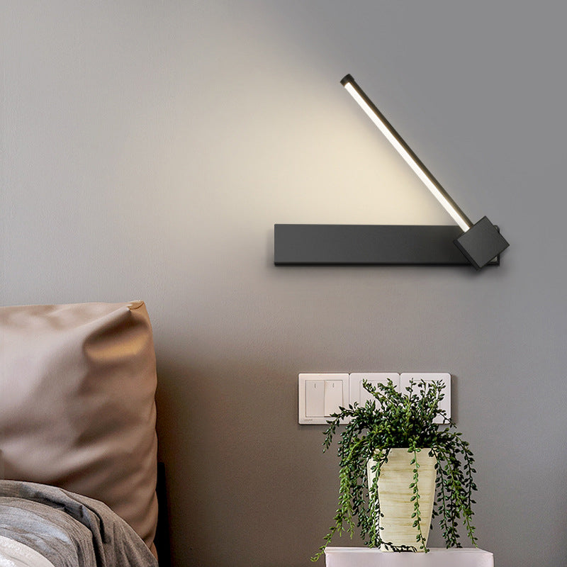 Modern Minimalist Style Linear Wall Mounted Lights Metal Wall Lamps for Living Room