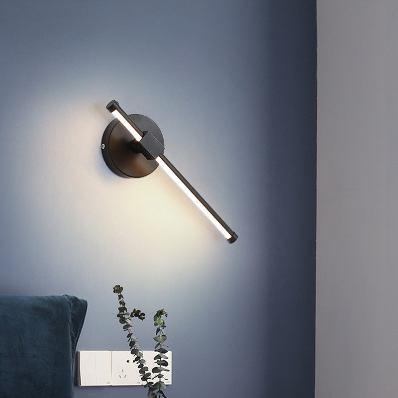 Modern Minimalist Style Linear Wall Mounted Lights Metal Wall Lamps for Living Room