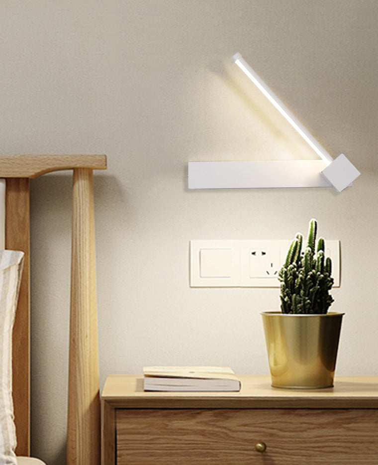 Modern Minimalist Style Linear Wall Mounted Lights Metal Wall Lamps for Living Room