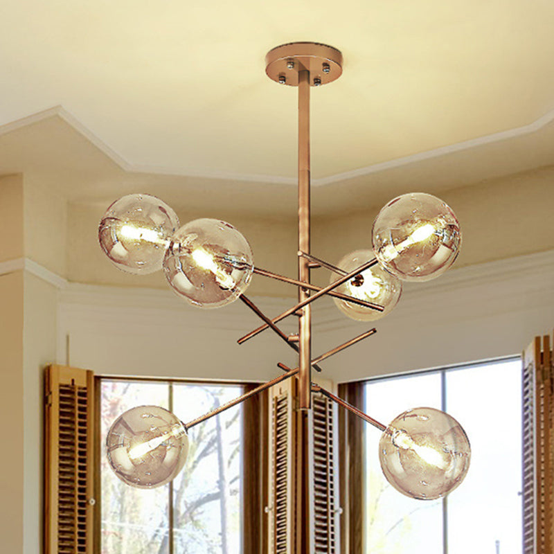 Lampada lampadario di vetro molecolare Minimalismo lampadario oro lampadario