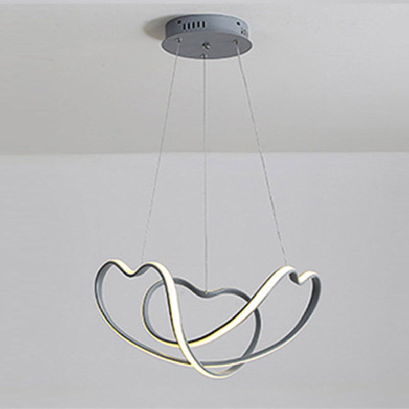 Modern Singularity LED Hanging Lamp Aluminium Linear Pendant Light with Acrylic Shade