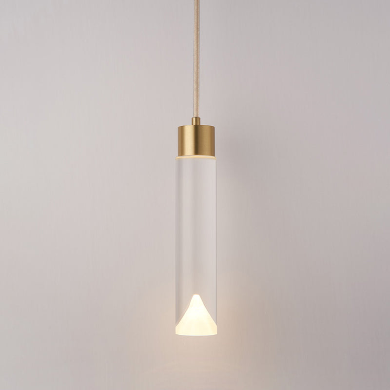 K9 Crystal Cylindric Pendant Lighting Simplicity Finis Finis Finis Plafond