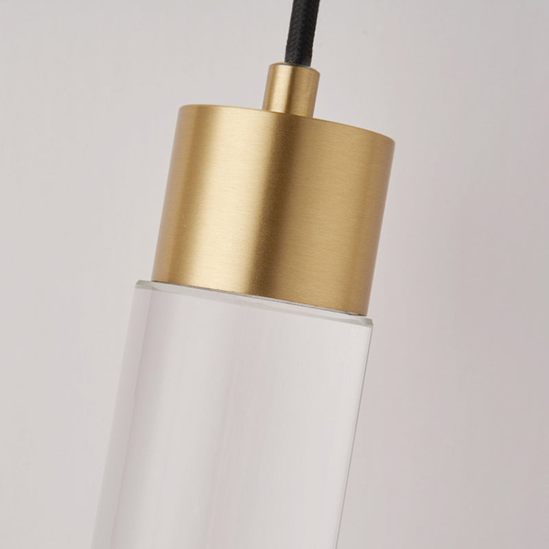 K9 Crystal Cylindric Pendant Lighting Simplicity Finis Finis Finis Plafond