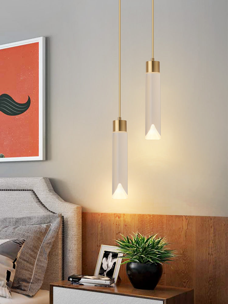 K9 Crystal Cylindric Pendant Lighting Simplicity Finis Finis Finis Plafond