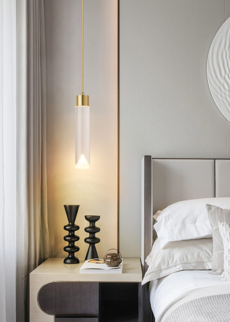 K9 Crystal Cylindric Pendant Lighting Simplicity Finis Finis Finis Plafond