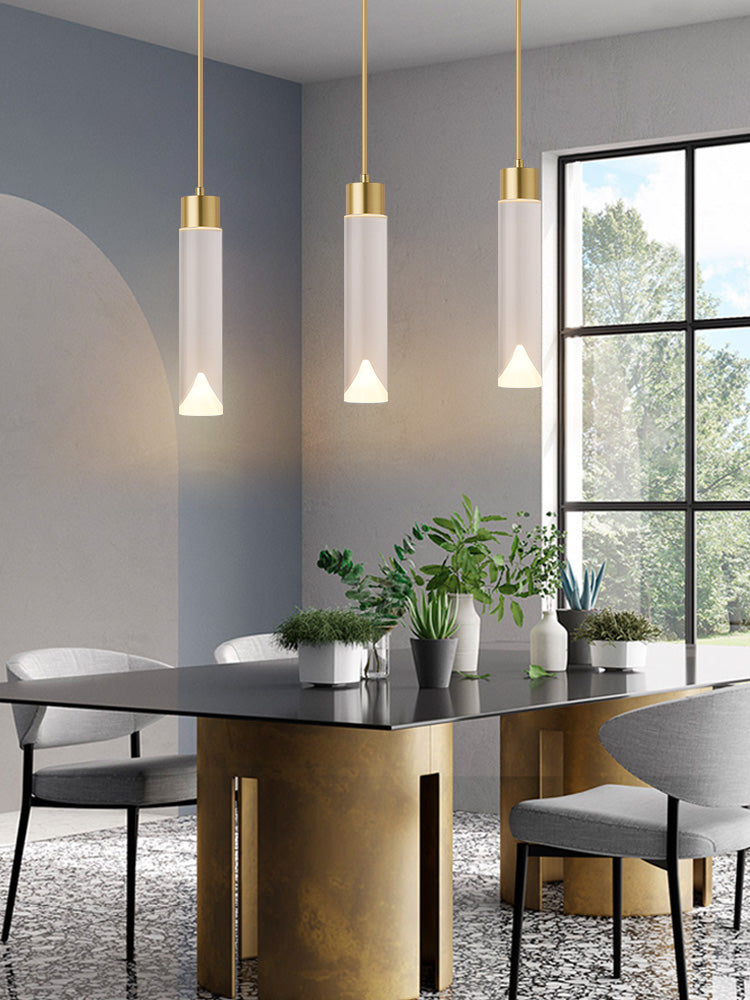 K9 Crystal Cylindric Pendant Lighting Simplicity Finis Finis Finis Plafond