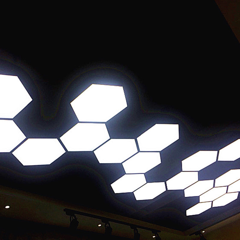 Geometric 1-Light LED Flush Light New Modern Iron Flush Mount Ceiling Light Fixtures