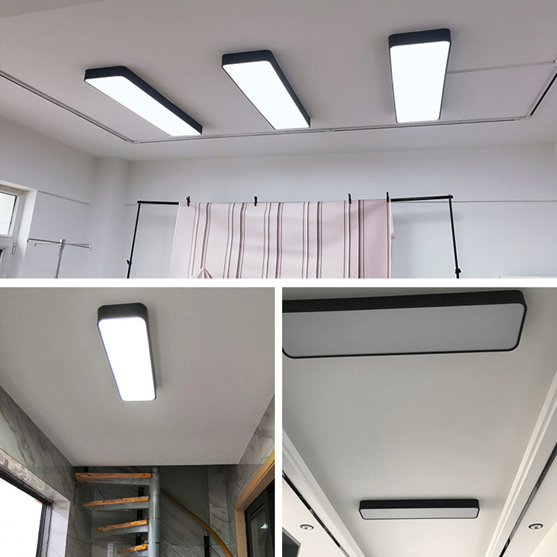 Modern Style Acrylic LED Flush Light Office Ceiling Mounted Light with 1 Light