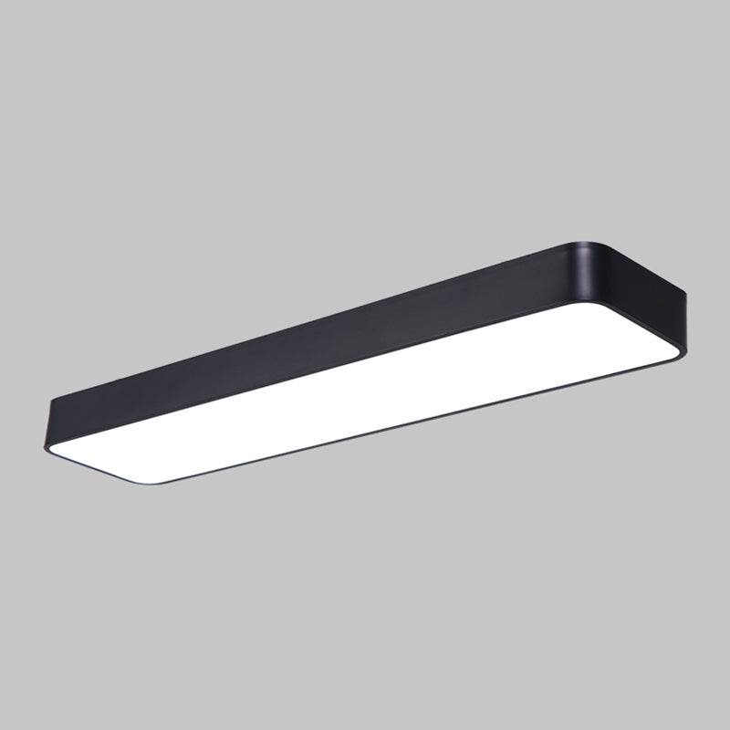 Modern Style Acrylic LED Flush Light Office Ceiling Mounted Light with 1 Light